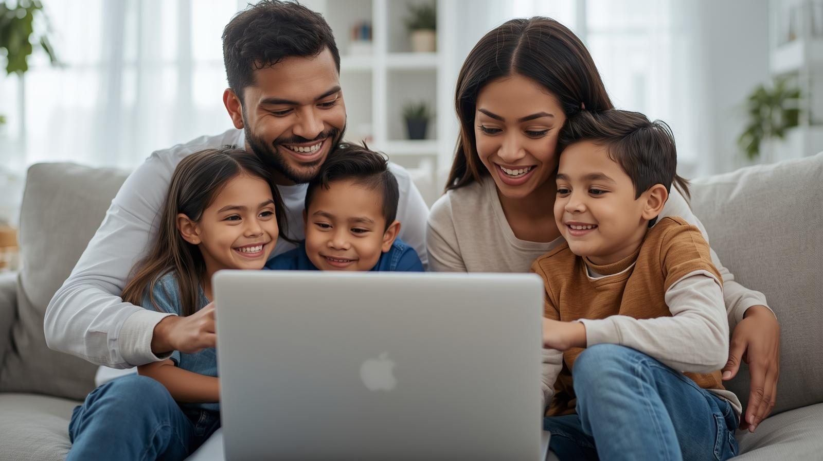 Família toda conectada