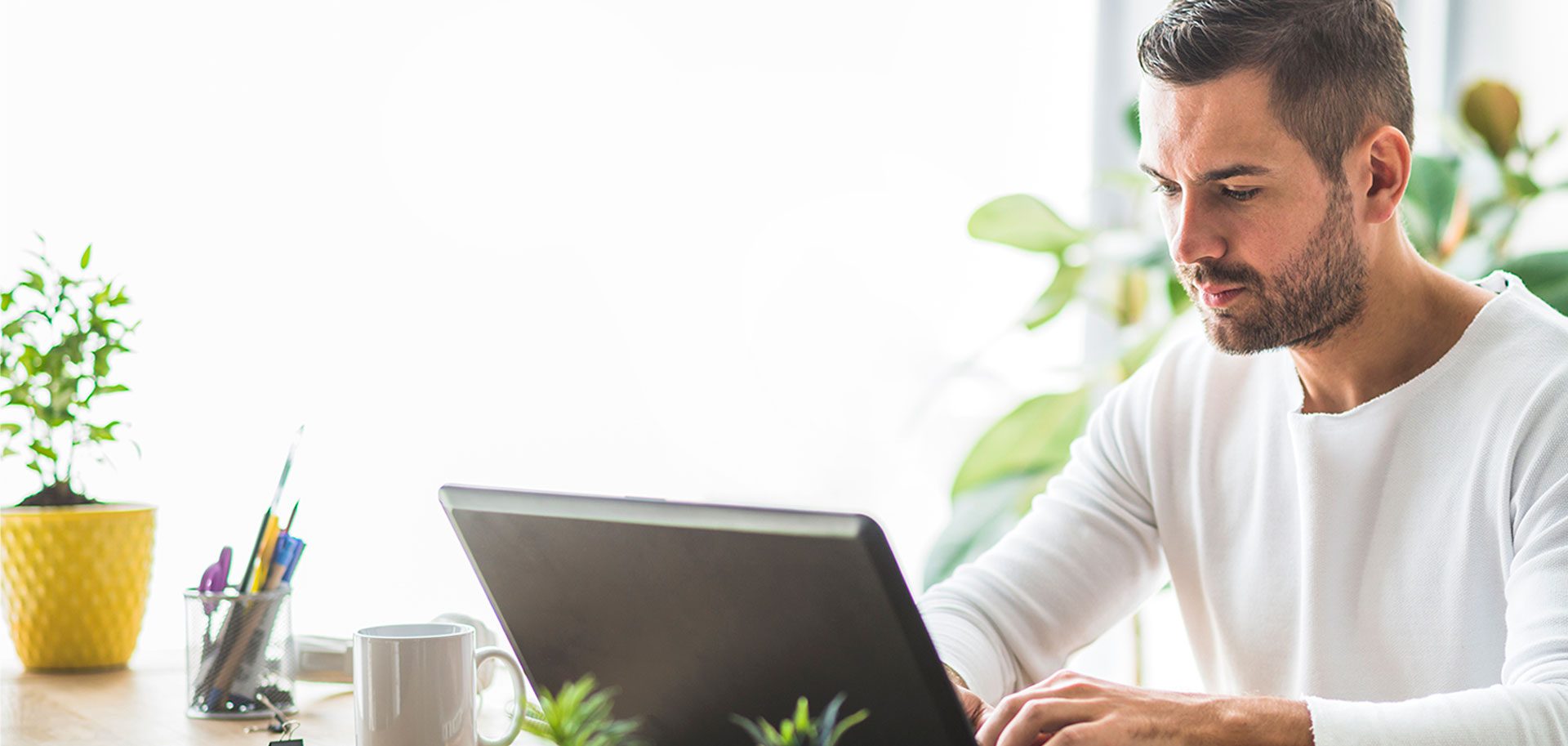 Home office com velocidade real